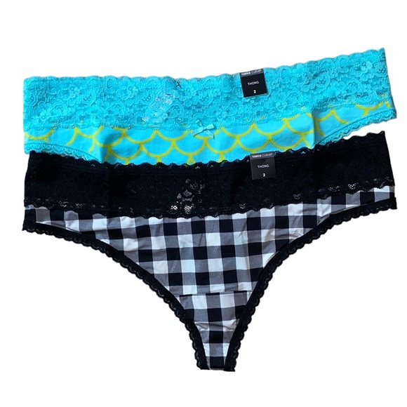 NEW torrid lace trim thong panties - Picture 2 of 9